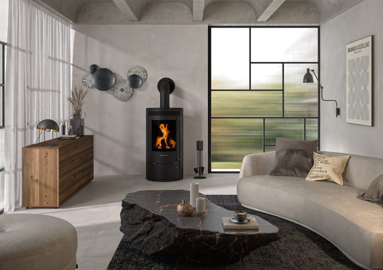 Tableau d'ambiance Poêles à bois Artkis 7 Noir, dessus Noir pureBLACK