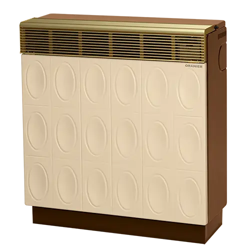 ORANIER Gasheizautomat Palma Relief in Beige/Braun