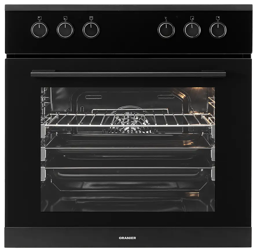 ORANIER Einbauherd EBH230 frontal geschlossen mit 3 Vollauszuegen (optional)