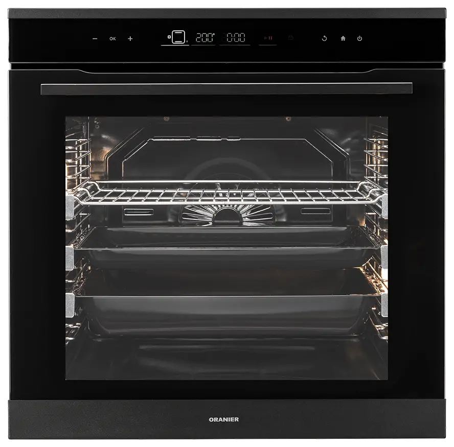 ORANIER Pyrolyse-Backofen EBP820 mit drei Vollauszügen (optional)