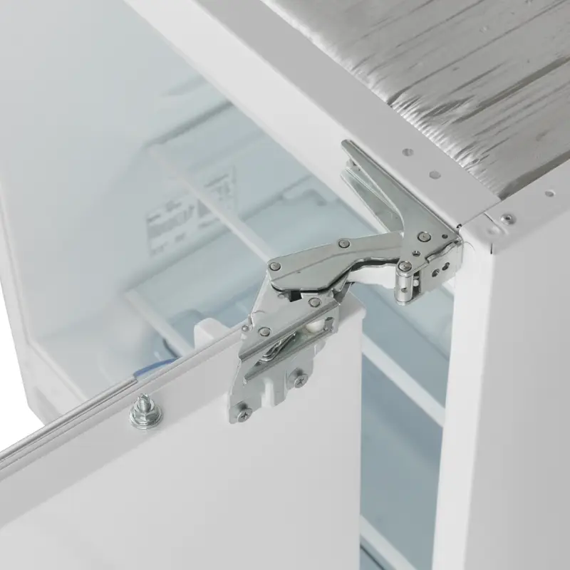 Detailbild Scharnier Festtürtechnik ORANIER Unterbau Kühlschrank mit Gefrierfach UKS108