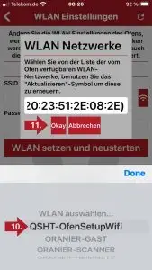 Netzwerk auswählen